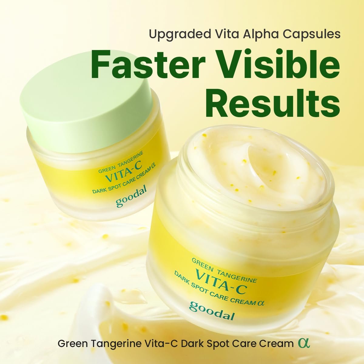 GOODAL Green Tangerine Vita C Dark Spot Care Cream Alpha 1.69 fl. oz.(50ml) detail 1