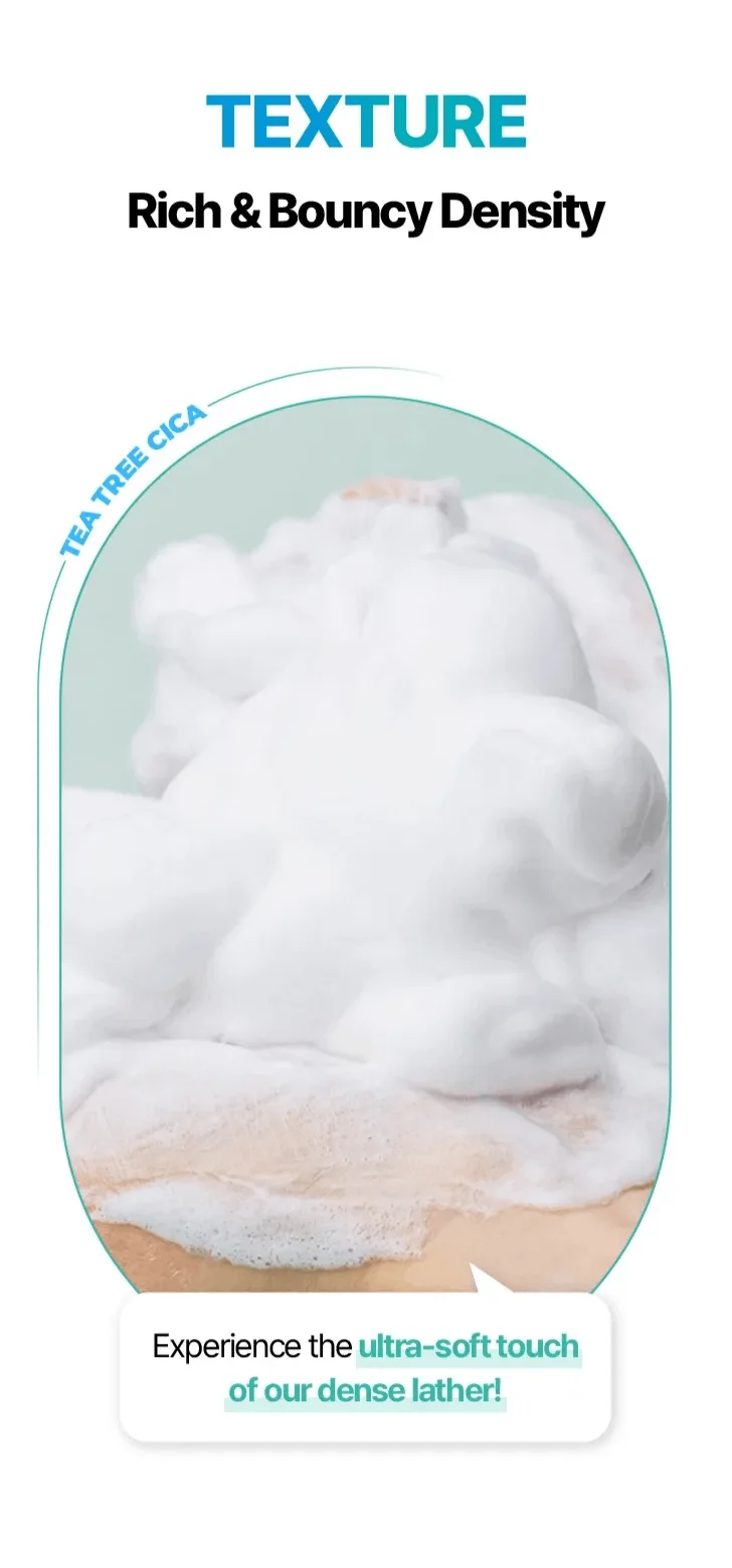 BRING GREEN Tea Tree Cica Deep Cleansing Foam 4.05 fl. oz.(120ml) detail 2