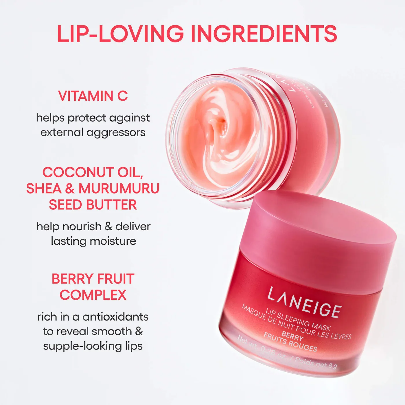 [4colors] LANEIGE Lip Sleeping Mask 0.70 oz.(20g) detail 3