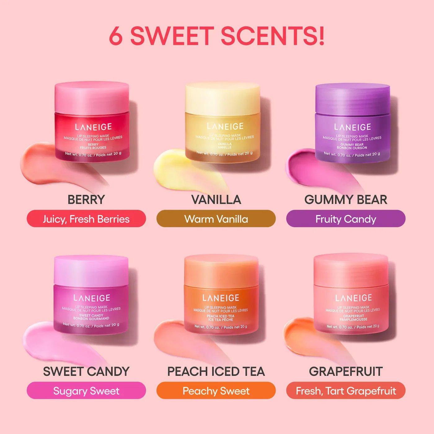 [4colors] LANEIGE Lip Sleeping Mask 0.70 oz.(20g) detail 7