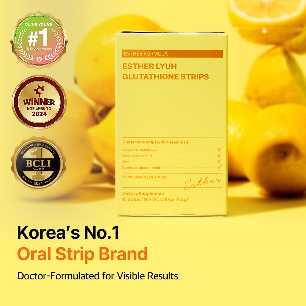 ESTHER FORMULA Esther Lyuh Glutathione Strips 0.01 oz.(0.3g) x 15ea detail 1