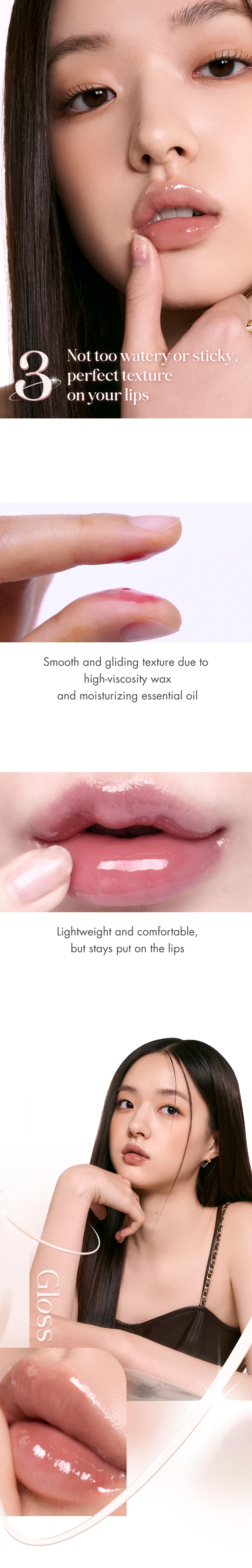 [12colors] rom&nd Glasting Color Gloss 0.14 oz.(4.0g) detail 5
