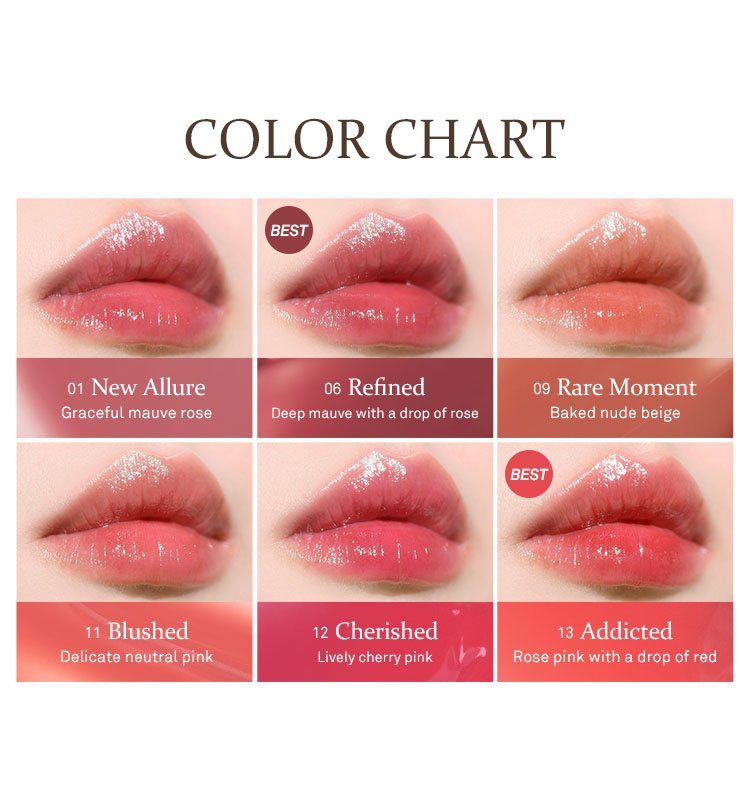 [6color] hince Mood Enhancer Water Liquid Glow 0.13 oz.(4ml) detail 4