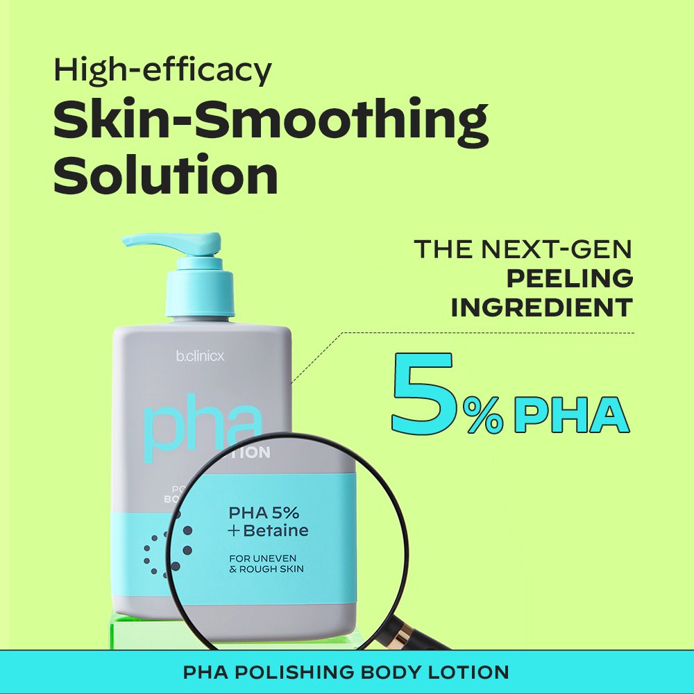 b.clinicx Pha Polishing Body Lotion 10.1 fl. oz.(300ml) detail 2