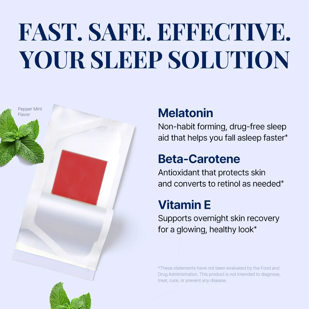 ESTHER FORMULA Esther Lyuh Melatonin Strips 0.007 oz.(0.2g) x 15ea detail 4
