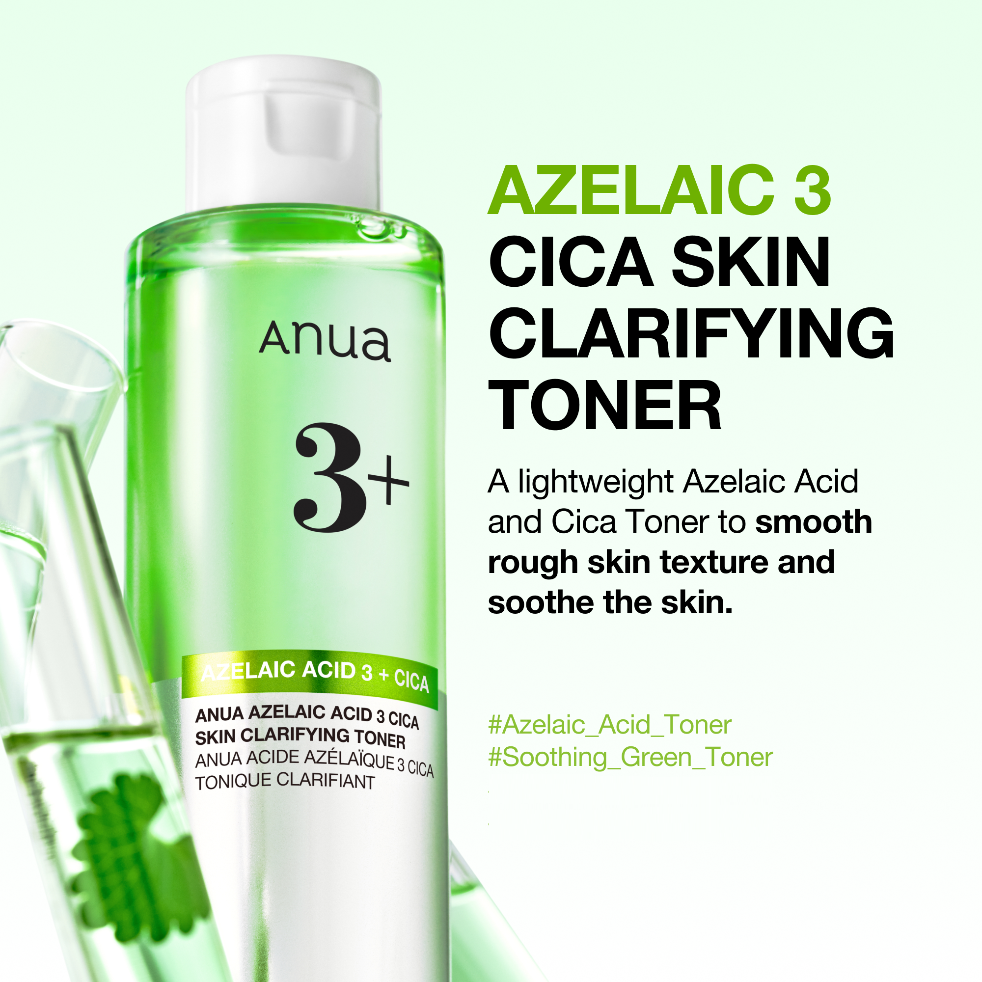 Anua Azelaic Acid 3 Cica Skin Clarifying Toner 8.45 fl. oz.(250ml