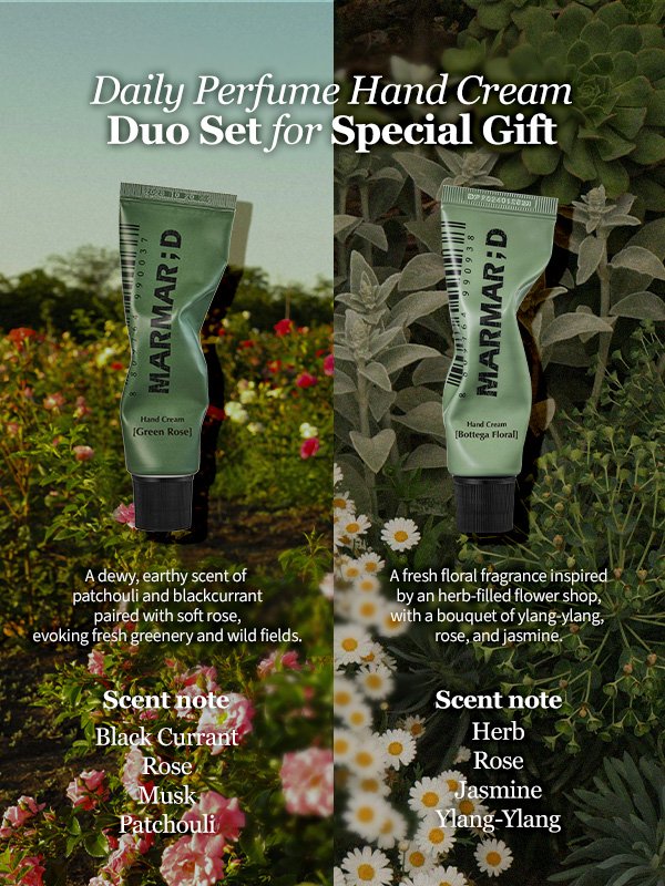 MARMAR;D Garden Duo Set (Green Rose + Bottega Floral 1.69 fl. oz.(50ml)) x 2ea detail 3