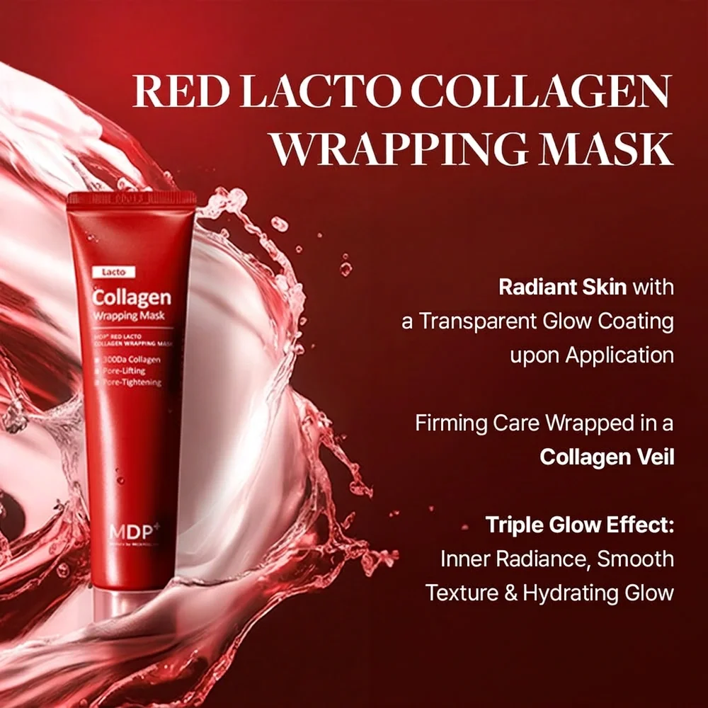 MDP Red Lacto Collagen Wrapping Mask 2.36 fl. oz.(70ml) detail 1