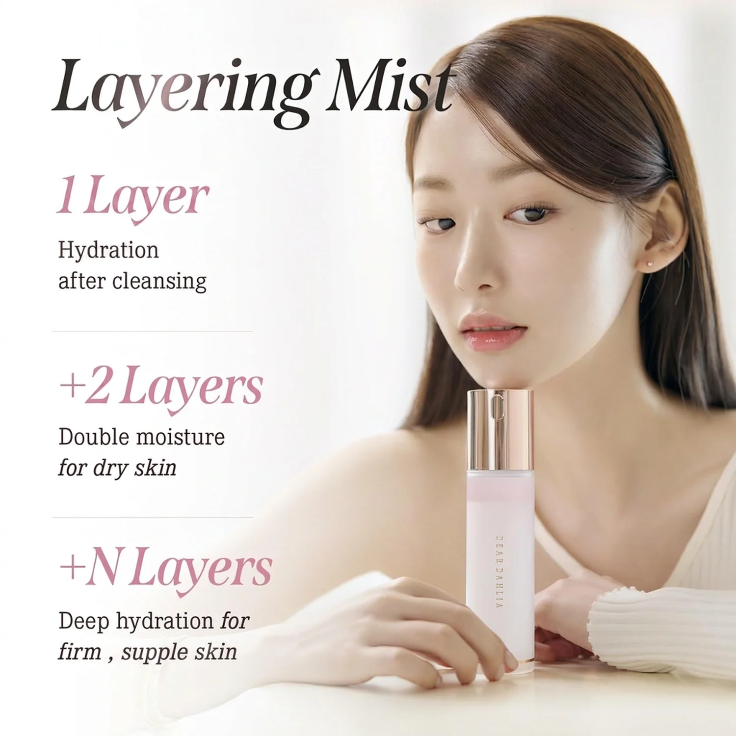 DEAR DAHLIA Endless Skin Cream Mist 3.38 fl. oz.(100ml) detail 2