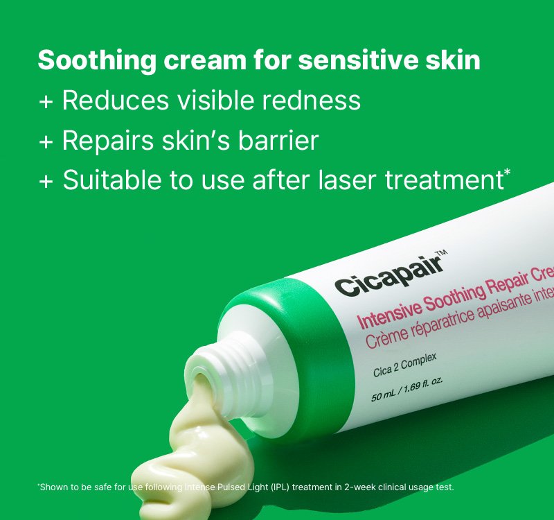 Dr.Jart+ Cicapair™ Redness Rescue Regimen Kit : Mask 0.88 oz. + Serum 0.23 fl. oz. + Cream 0.50 fl. oz. + Treatment 0.50 fl. oz.  detail 5