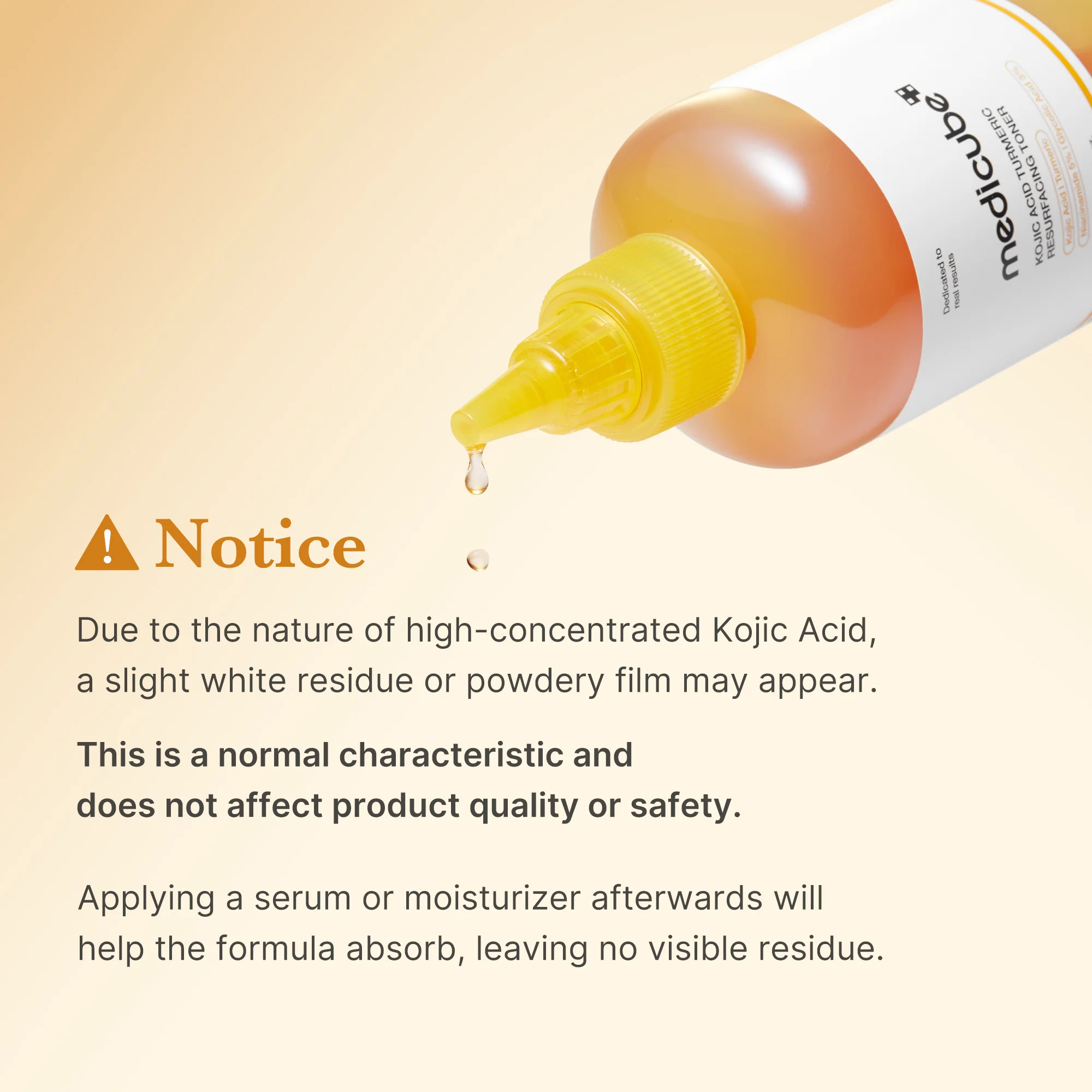medicube Kojic Acid Turmeric Resurfacing Toner 8.45 fl. oz.(250ml) detail 5