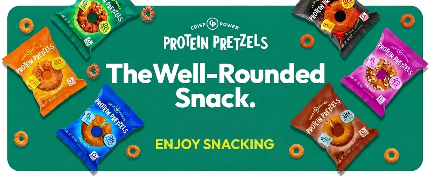 [4flavors] CRISP POWER Protein Pretzel 1.75 oz.(50g) detail 1