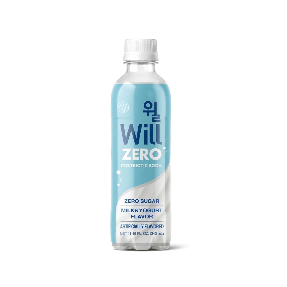 HY Will Zero Postbiotic Soda Milk & Yogurt Flavor 11.49 oz. (340ml) detail 1