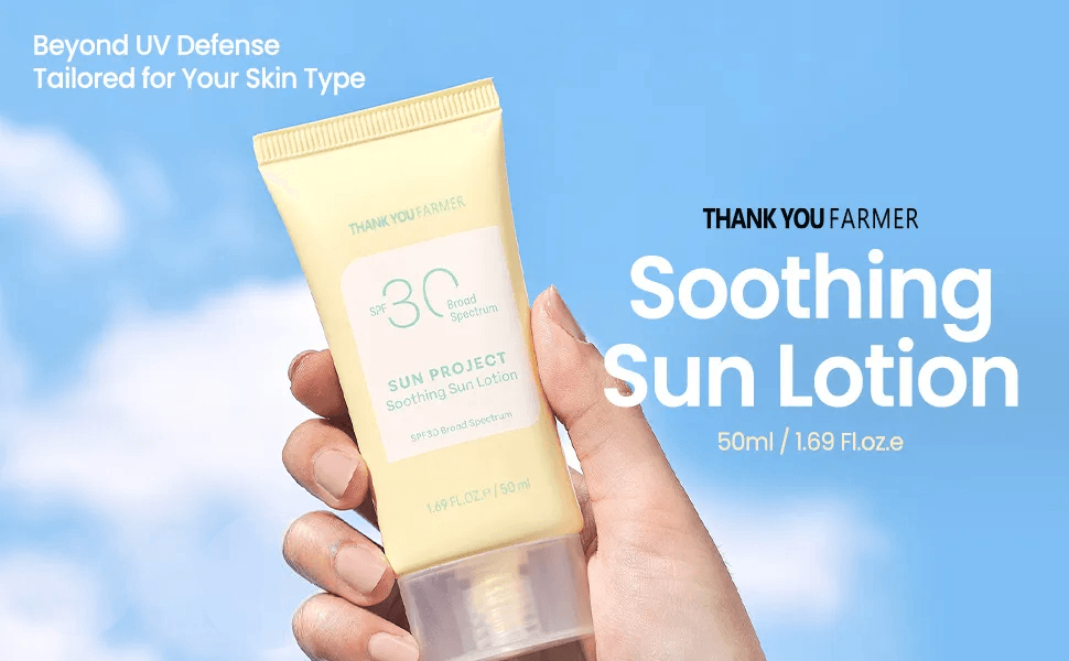 THANKYOU FARMER Sun Project Soothing Sun Lotion 1.69 fl. oz.(50ml) detail 1