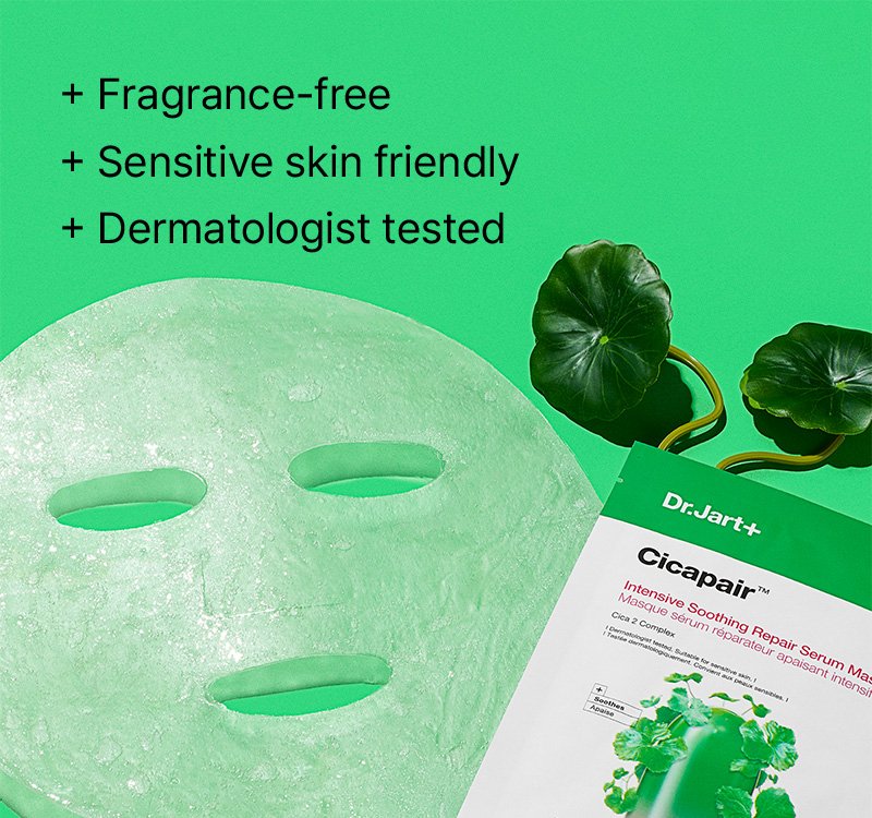 Dr.Jart+ Hydrating & Soothing Face Mask Value Set - Vital Hydra / Soothing / Cicapair / Ceramidin (4P) detail 5