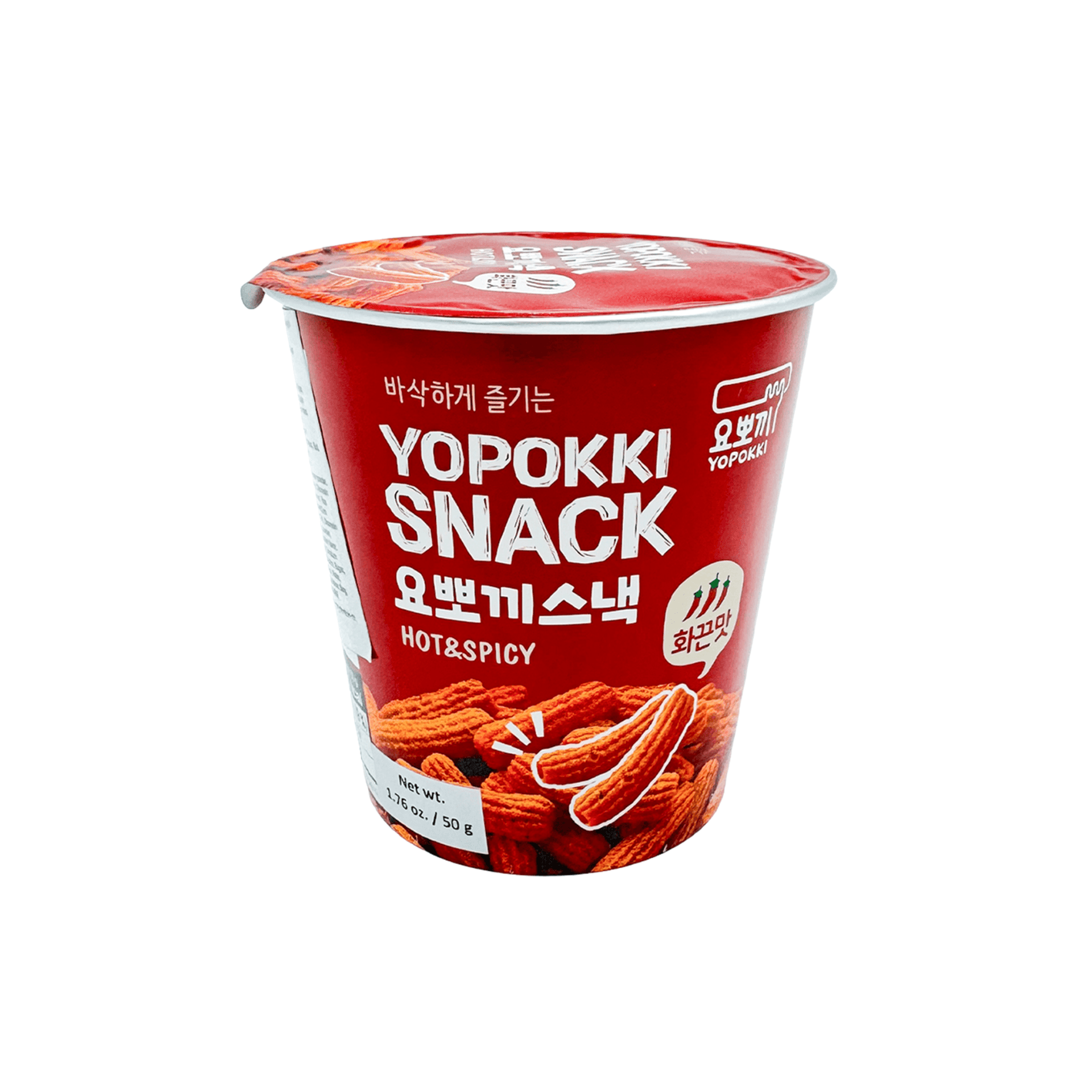 YoungPoong Yopokki Snack Hot & Spicy Cup 1.8 oz.(50g) detail 1