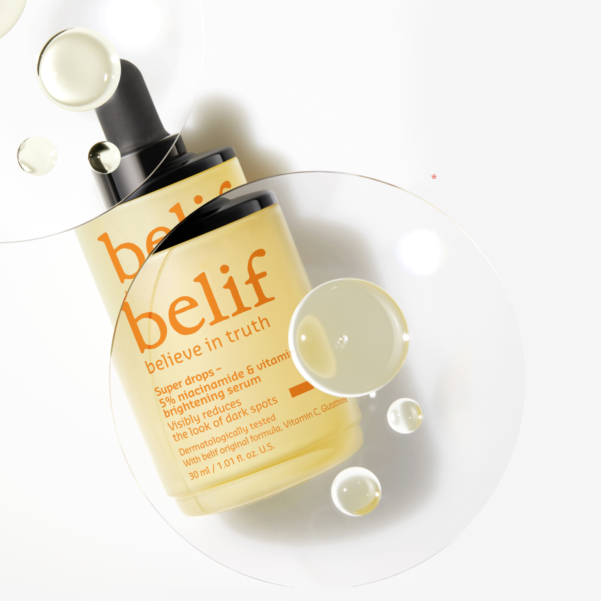 BELIF Super Drops - 5% Niacin & Vitamin C Brightening Serum 1.01 fl. oz.(30ml) - Image 4 of 4