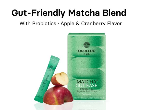 OSULLOC Matcha Plus Glow Tea Powder 0.17 oz.(5g) x 10ea detail 9