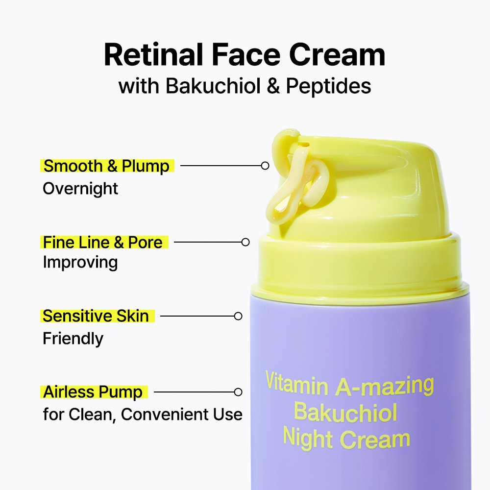 By Wishtrend Vitamin A-mazing Bakuchiol Night Cream 1.05 oz.(30g) detail 2