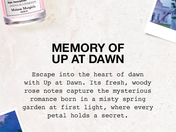 Maison Margiela Replica Up At Dawn Fragrance 1.05 fl. oz.(30ml) detail 2