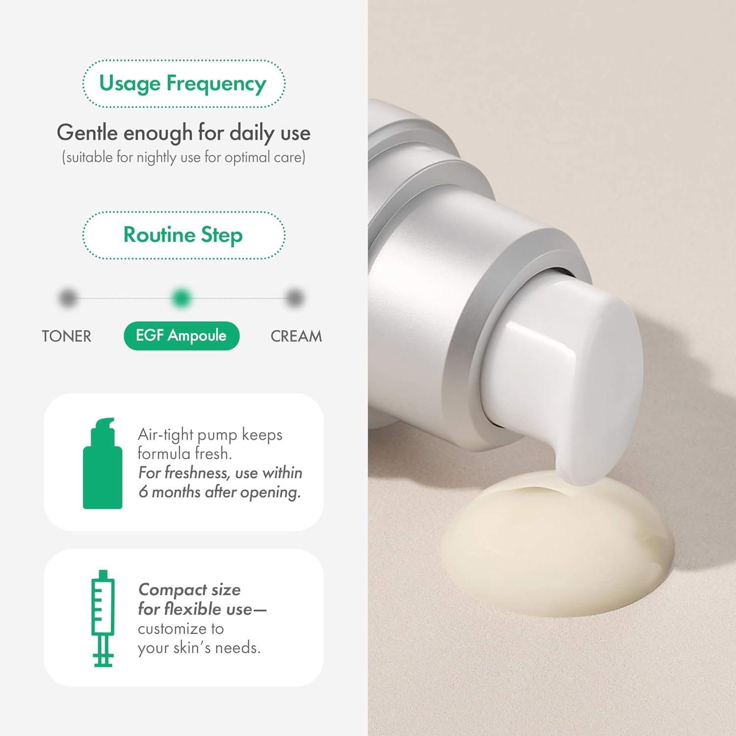 Easydew DW-EFG Melatoning Oneday Ampoule 3X 0.27 fl. oz.(8ml) detail 3
