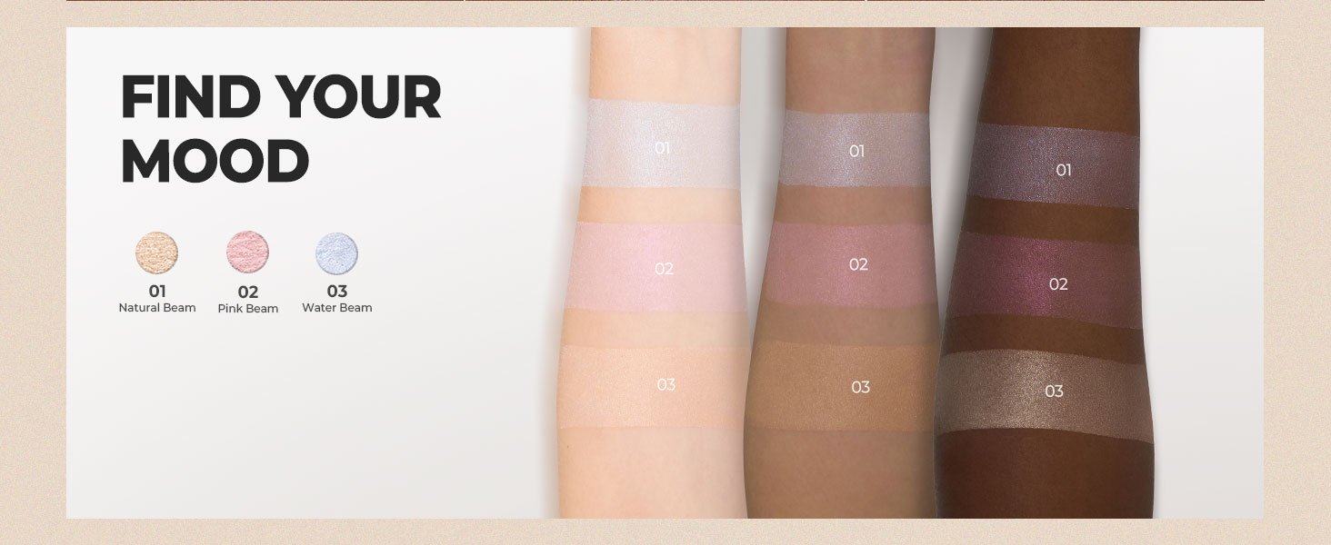 [3colors] Laka Dreambeam Highlighter 0.09 oz.(2.8g) detail 7