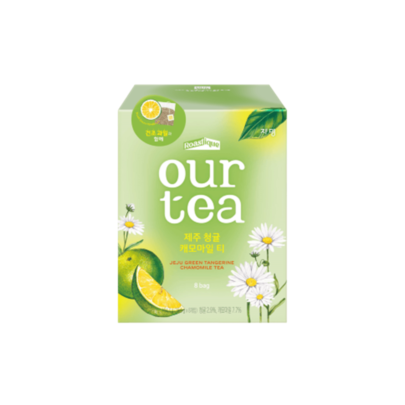 JARDIN Roastique Our Tea Jeju Green Tangerine Chamomile Tea 0.6 oz.(16.8g) x 8ea detail 1