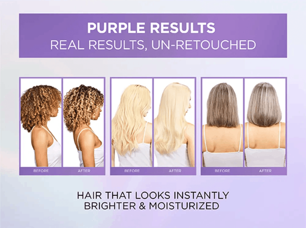 L'Oreal Paris Sulfate Free Purple Conditioner for Toning Blonde Hair, EverPure, 6.8 fl. oz.(200ml) detail 2