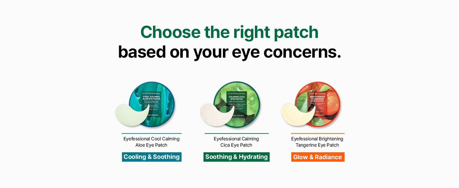 Holika Holika Eyefessional Calming Cica Eye Patch 60 patches 2.96 oz.(84g) detail 5