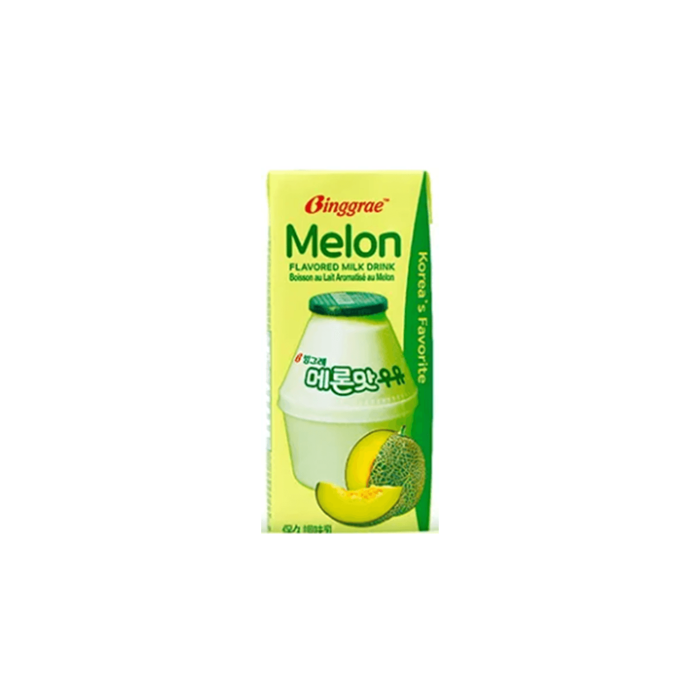 Binggrae Melon Flavored Milk 6.8 fl. oz.(200ml) detail 1