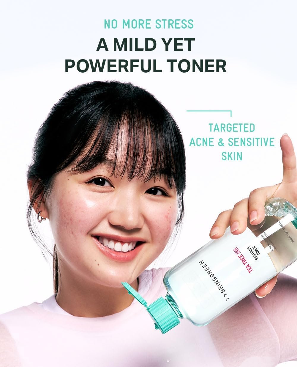 BRING GREEN Tea Tree Cica Soothing Toner 8.45 fl. oz.(250ml) detail 1