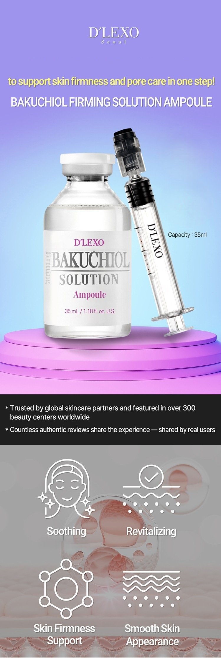 D'Lexo Bakuchiol Firming Solution Ampoule 1.18 fl. oz.(35ml) detail 1