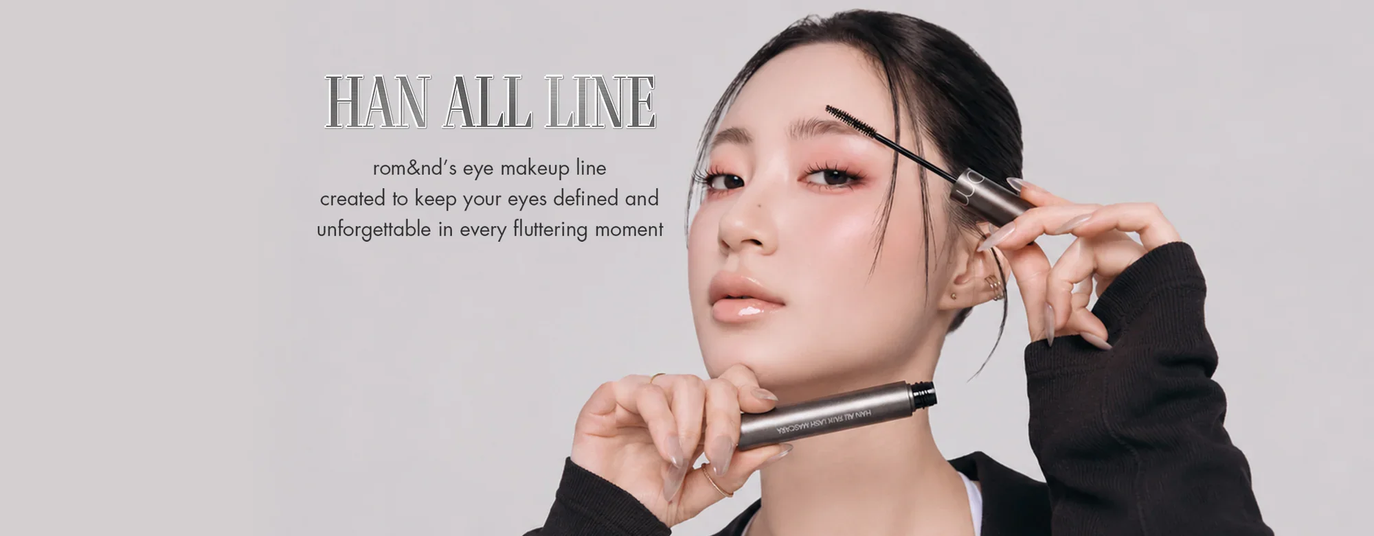 [3types] rom&nd Han All Faux Lash Mascara 0.24 oz.(7.0g) detail 2