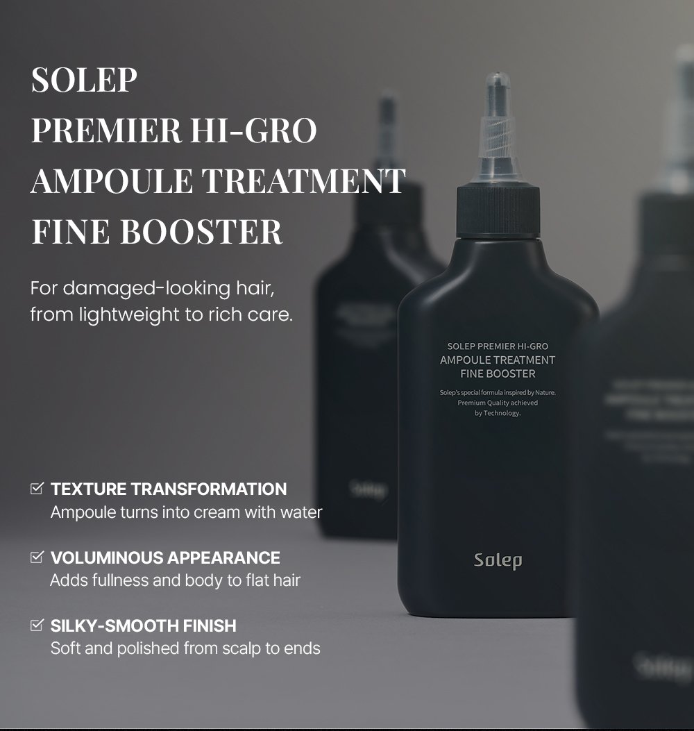 Solep Premier Hi-gro Ampoule Treatment Fine Booster 5.07 fl. oz.(150ml) detail 1