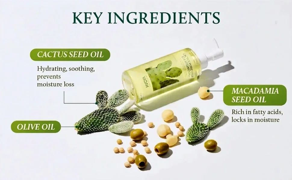 YADAH Cactus Pore Deep Cleansing Oil 6.76 fl. oz.(200ml) detail 4
