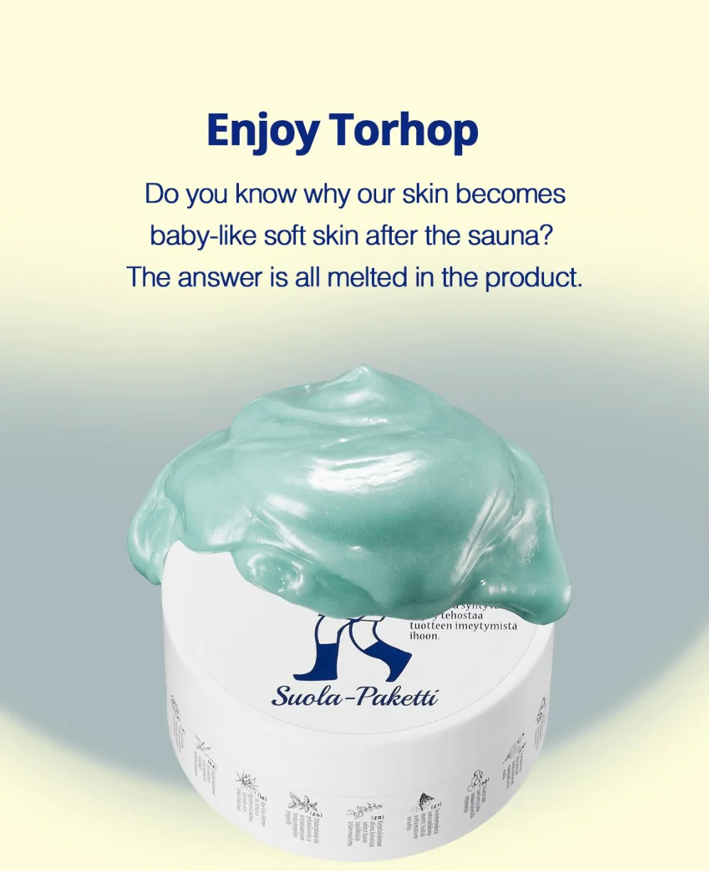 Torhop Saunan Heating Salt Mask 3.17 oz.(90g) detail 2