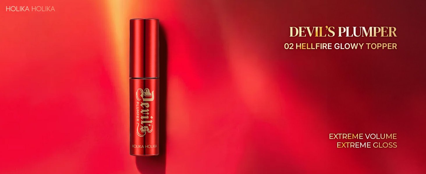 Holika Holika Devil's Plumper 02 Hellfire Glowy Topper 0.12 oz.(3.5g) detail 1