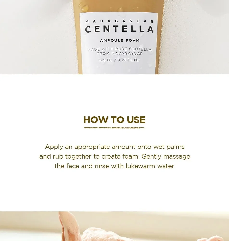 SKIN1004 Madagascar Centella Double Cleansing Duo Set (Cleansing oil 6.76 fl. oz.(200ml) + Cleaning Foam 4.22 fl. oz.(125ml)) detail 10