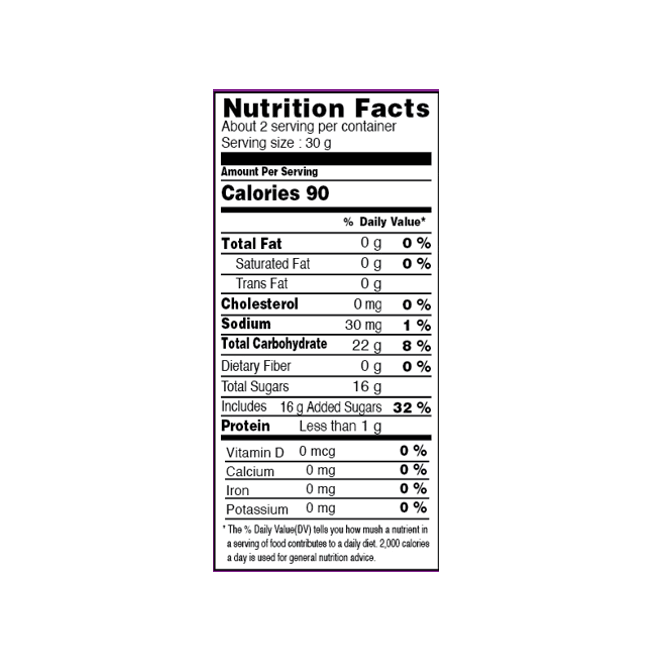 ORION Real O'jelly Gummy Candy Grape 2.36 oz.(67g) detail 2