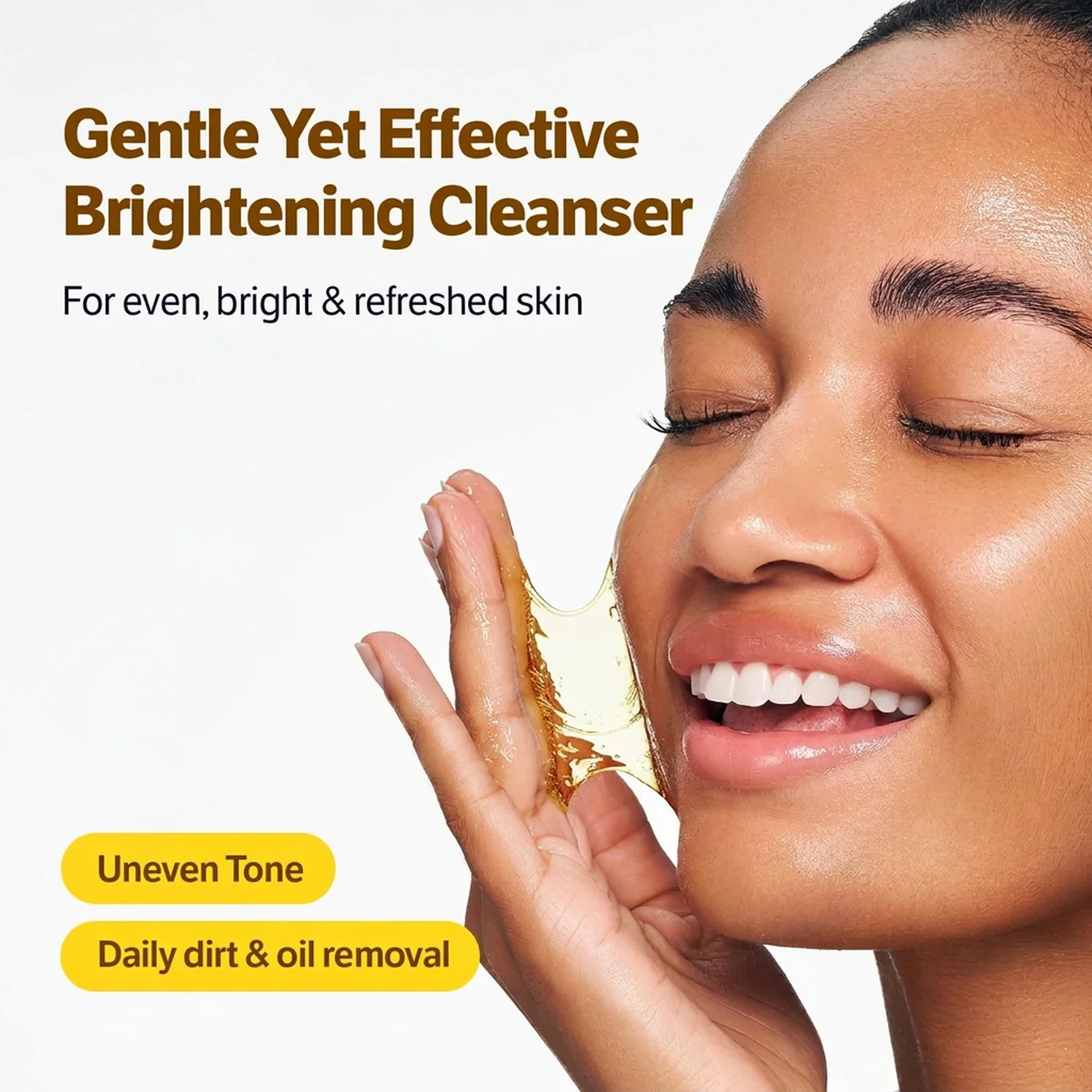 SUNGBOON EDITOR Kojic Acid Niacinamide Radiance Soothing Gel Cleanser 4.23 oz.(120g) detail 1