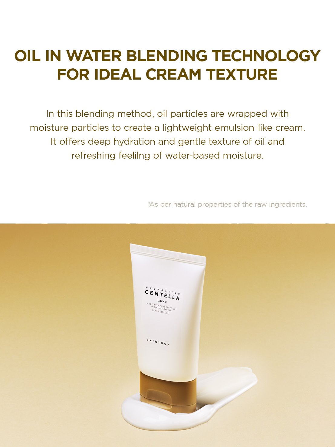 SKIN1004 Madagascar Centella Cream 2.53 fl. oz.(75ml) detail 2