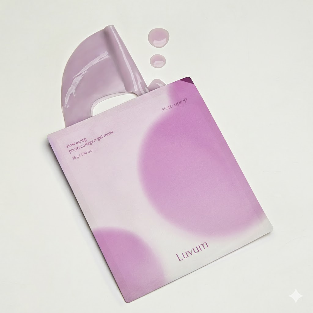 Luvum Slow Aging Phyto Collagen Gel Mask Sheet 1.34 oz.(38g) x 5p - Image 2 of 5