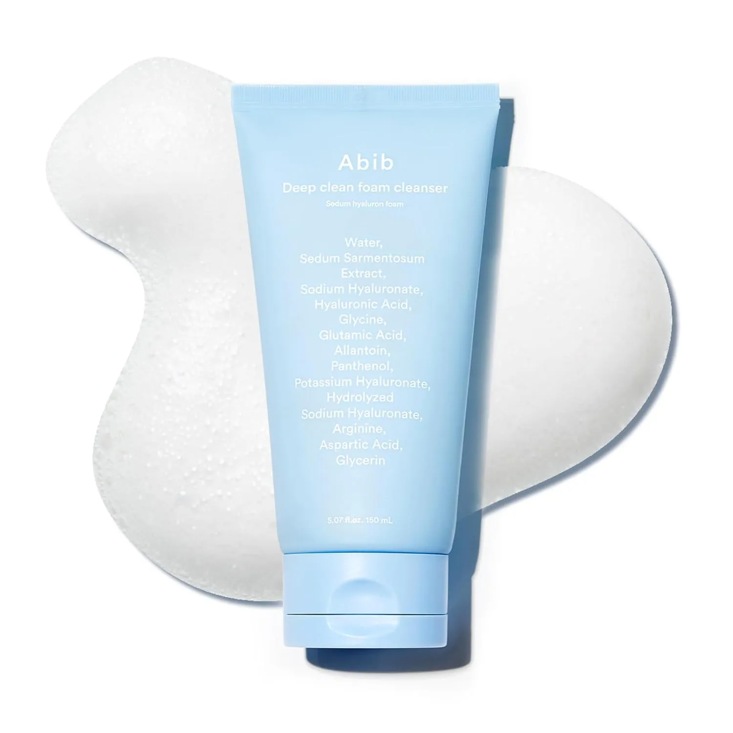 Abib Deep Clean Foam Cleanser Sedum Hyaluron Foam 5.07 fl. oz.(150ml)