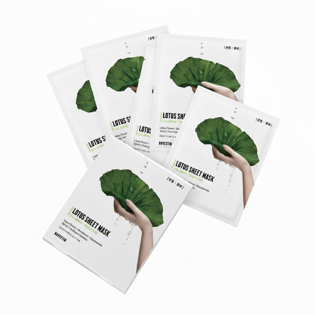 ROVECTIN Calming Lotus Sheet Mask 0.85 fl. oz.(25ml) x 5ea - Image 2 of 2