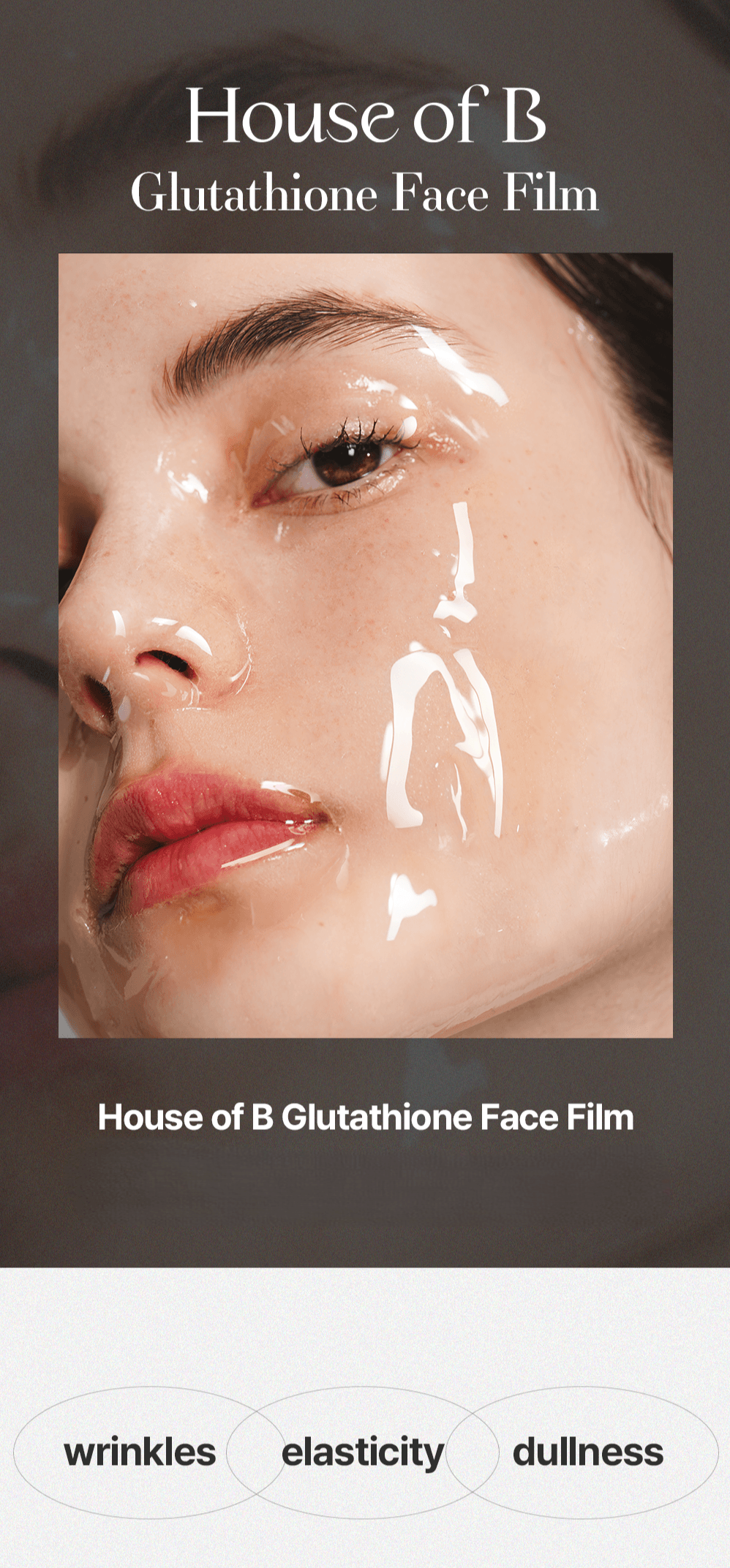 House of B Glutathione Face Film 0.87 oz.(25g) x 4ea detail 4