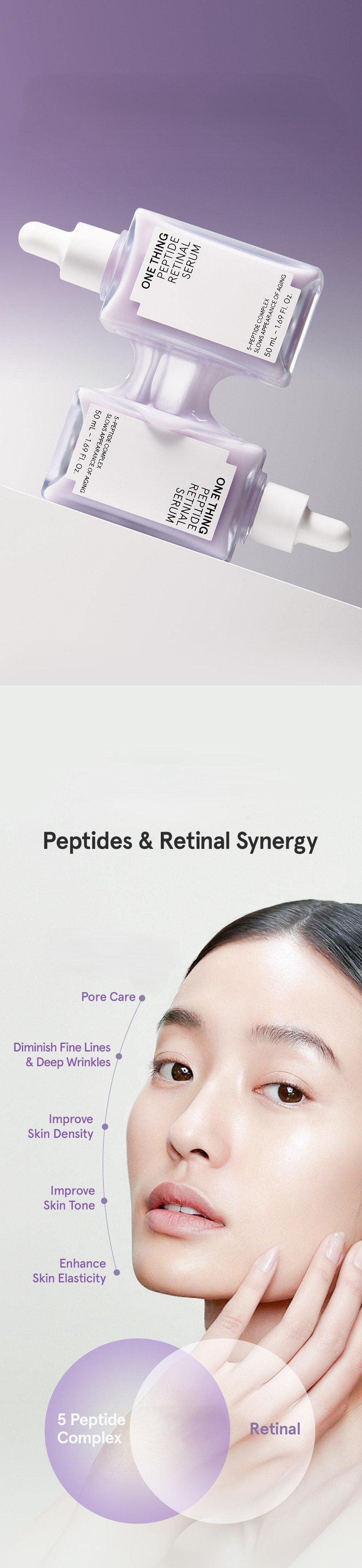 ONE THING Peptide Retinal Serum 1.69 fl. oz.(50ml) detail 1