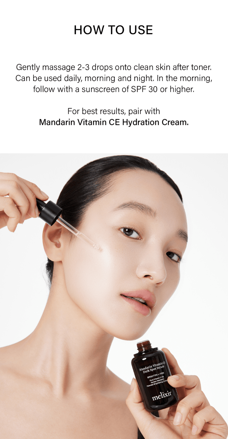 melixir Mandarin Vitamin C5 Dark Spot Serum 1.0 fl. oz.(30ml) detail 7