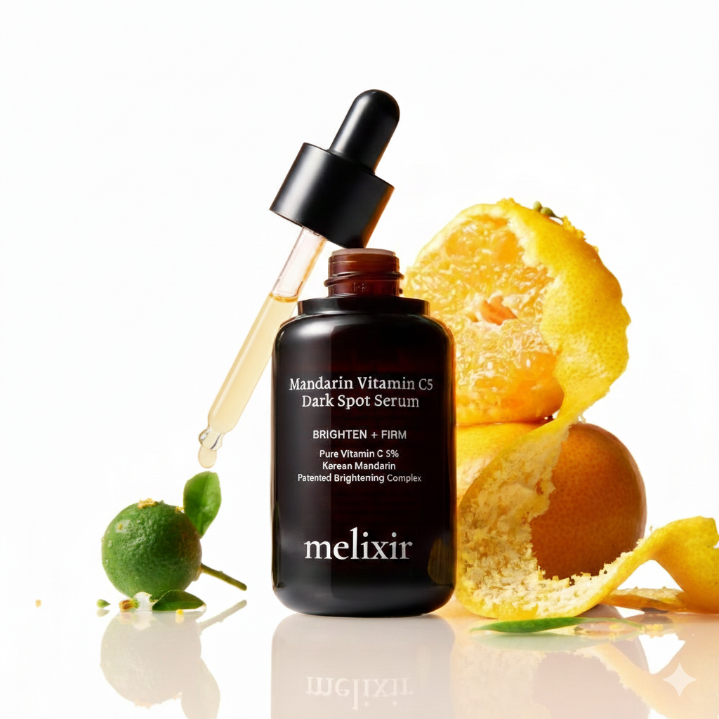 melixir Mandarin Vitamin C5 Dark Spot Serum 1.0 fl. oz.(30ml) - Image 2 of 2