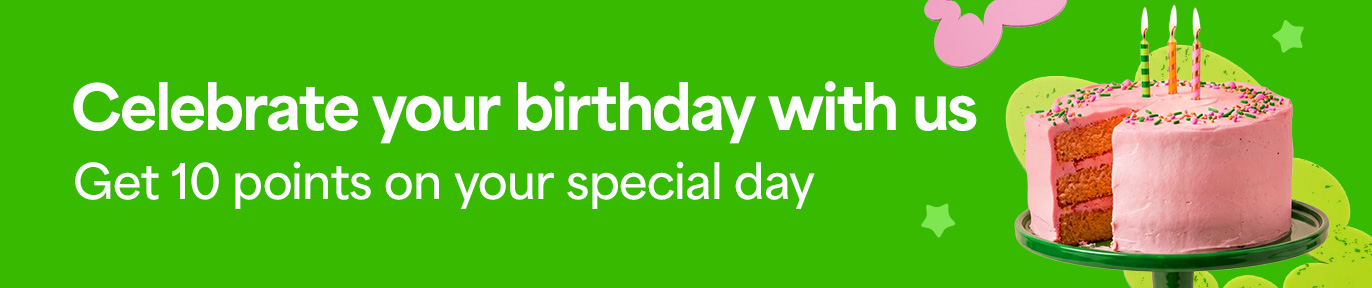 Celebrate your birthday with us 